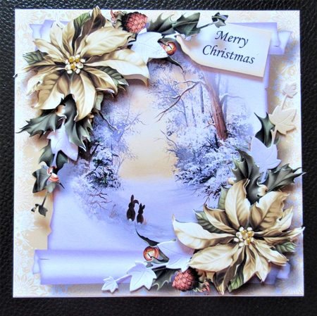 Christmas Parchment Scroll 7 by Davina Rundle