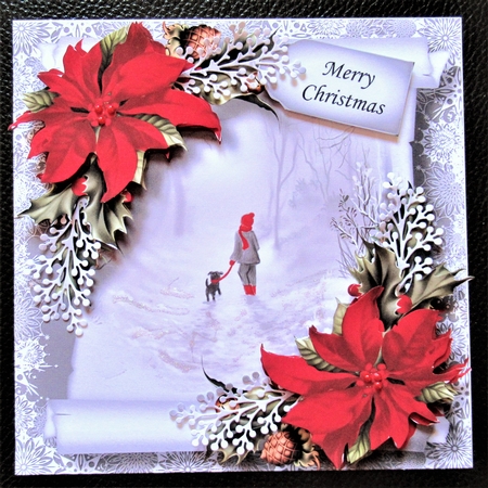 Christmas Parchment Scroll 8 by Davina Rundle