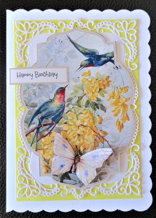 Bird and butterfly toppers by Davina Rundle
