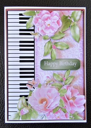 Piano Card Topper 5 by Davina Rundle