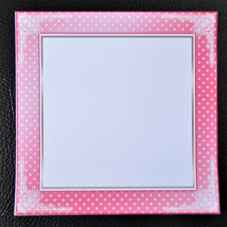 Birthday Red 7x7ins Blank Insert to match cup1109767_719 by Davina Rundle