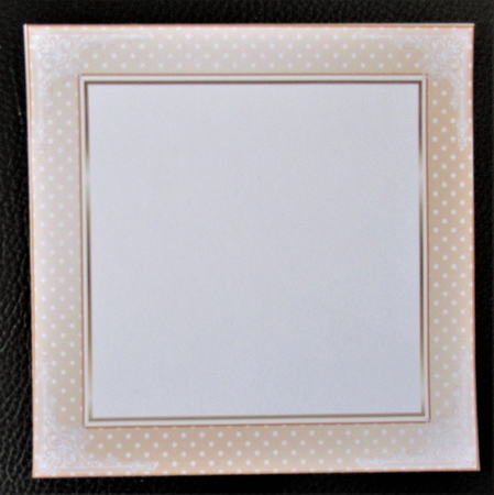 Soft Gold 7x7ins Blank Insert to match cup1109771_719 by Davina Rundle