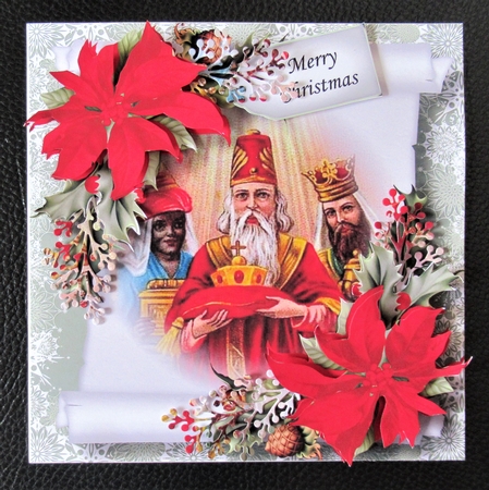 Vintage Christmas Parchment Scroll 1 by Davina Rundle