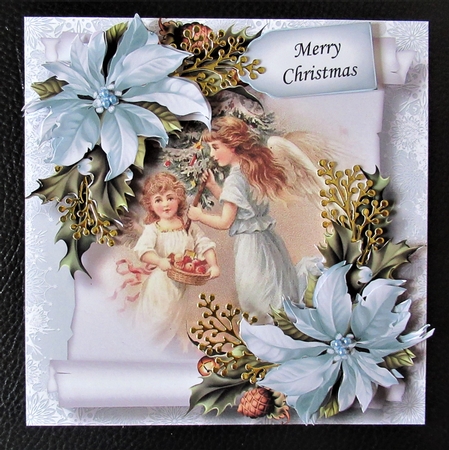 Vintage Christmas Parchment Scroll 3 by Davina Rundle