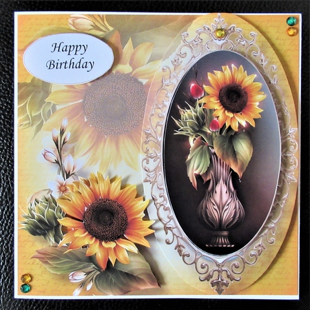 The Framed Sunflower by Davina Rundle