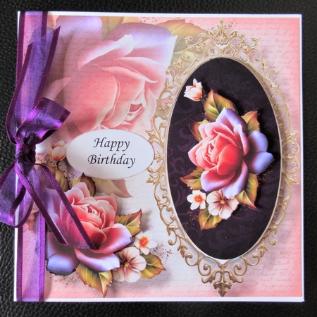 The Framed Twinkle Rose by Davina Rundle