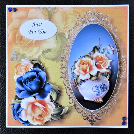 The Framed Sunkissed Roses by Davina Rundle