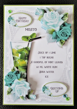 Lace and Roses 73 Mojito Cocktail by Davina Rundle