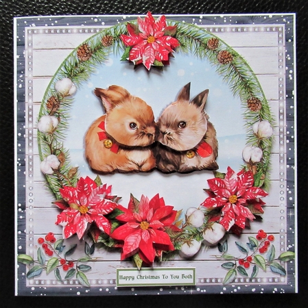 CHRISTMAS BUNNIES mini kit by Davina Rundle