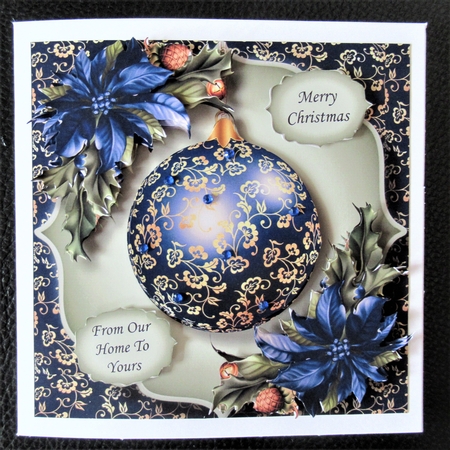 The Gold Floral Bauble 2 by Davina Rundle