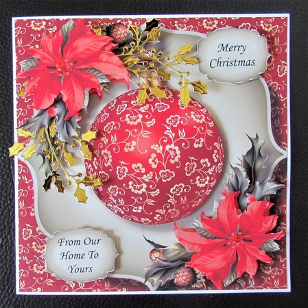 The Gold Floral Bauble 3 by Davina Rundle