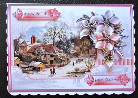 Winter village  A5 by Davina Rundle