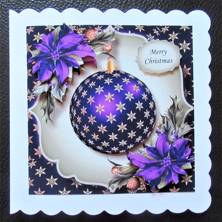 The Gold Snowflakes Bauble 1 by Davina Rundle