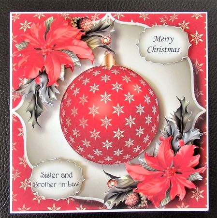 The Gold Snowflakes Bauble 3 by Davina Rundle