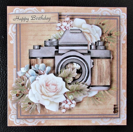 Male Card Vintage Camera Mini Kit by Davina Rundle