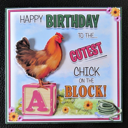 Cutest Chick On The Block! 7x7 by Davina Rundle