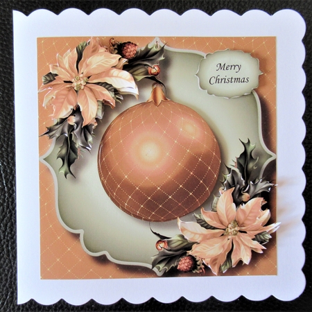 The Gold Diamante Bauble 4 by Davina Rundle