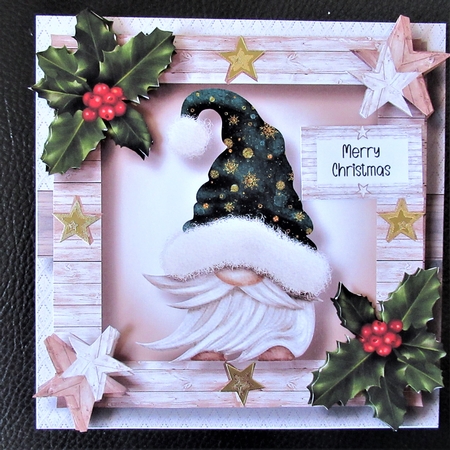 The Christmas Hat Gnome - Green Male by Davina Rundle