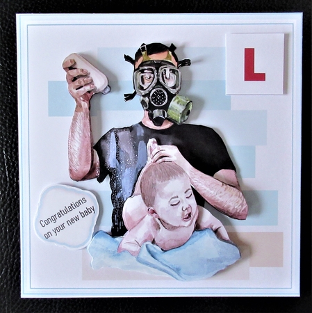 Daddys First Nappy (Boy) by Davina Rundle