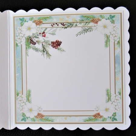 Christmas Pattern Blank Insert 3  by Davina Rundle