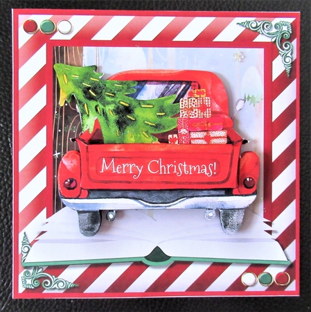 Christmas Vintage Trucks 4  by Davina Rundle