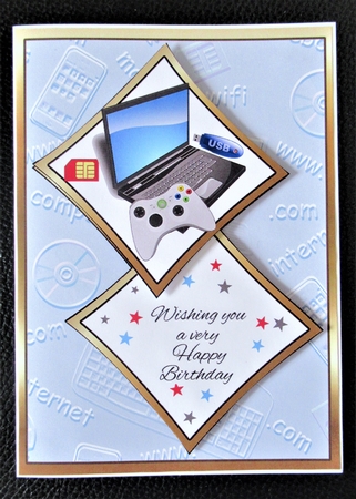 Two squares Laptop by Davina Rundle
