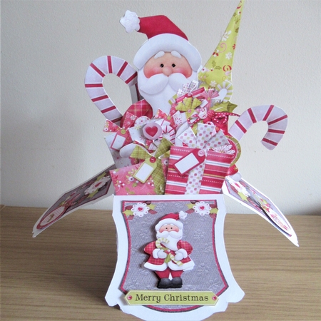 Mr & Mrs Claus Large Pop Up Box Kit #4 by Davina Rundle