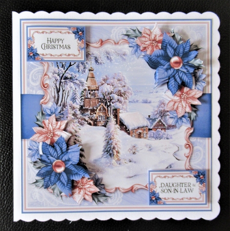 Snow Landscape and Poinsettias Bumper Kit by Davina Rundle