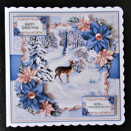 Snow Landscape and Poinsettias Bumper Kit by Davina Rundle