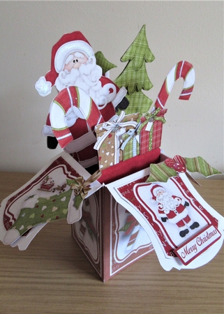 Twas The Night Large pop Up box #1 by Davina Rundle