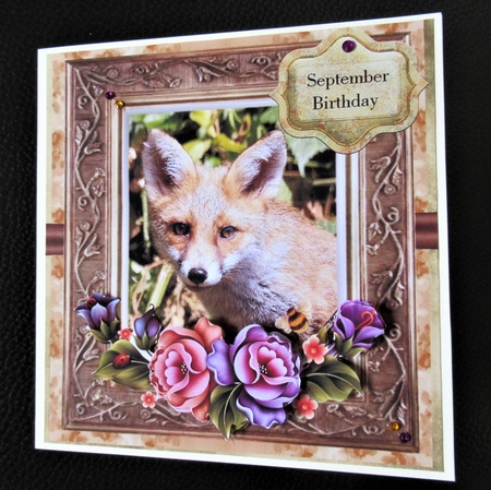 Fox Cub 2 Card  by Davina Rundle
