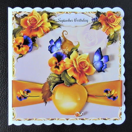 Turmeric Roses and Pansies by Davina Rundle