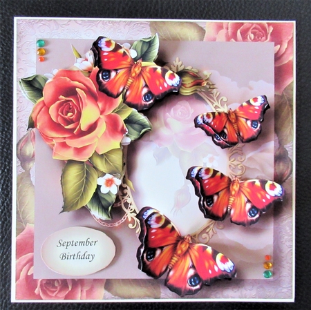 Sage Garden Butterflies by Davina Rundle