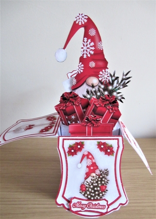 Nordic Gnome Large pop Up box #1 by Davina Rundle