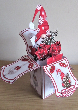 Nordic Gnome Large pop Up box #1 by Davina Rundle