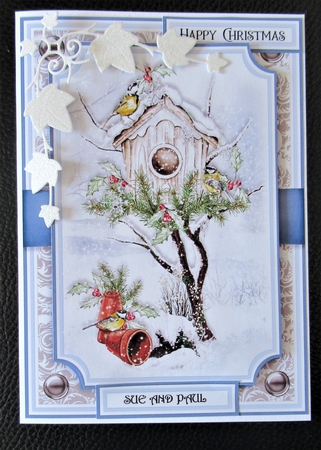 Winter Bird House 7x5 Mini Kit 1 by Davina Rundle