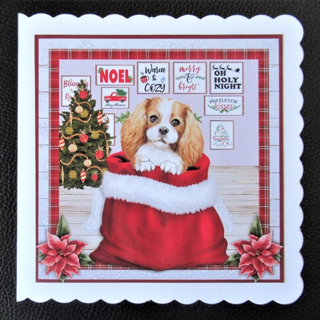CHRISTMAS SPANIEL mini kit by Davina Rundle