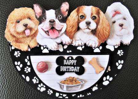 POCKET PUPPIES rocker card 2 by Davina Rundle