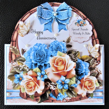 Rose Basket Shaped Mini Page Kit  by Davina Rundle