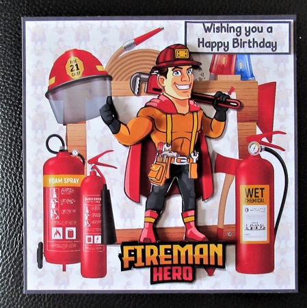 Fireman Hero by Davina Rundle