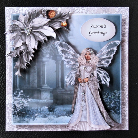 Yule Greetings Winter Faery 1 by Davina Rundle