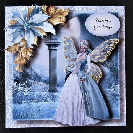 Yule Greetings Winter Faery 2 by Davina Rundle