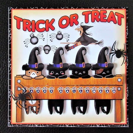 Halloween cats by Davina Rundle