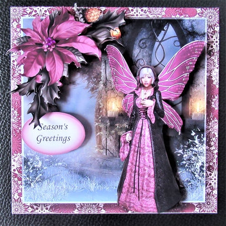 Yule Greetings Winter Faery 8 by Davina Rundle