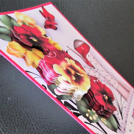 Put Your Feet Up - 5 x 7 Decoupage Card Mini Kit by Davina Rundle
