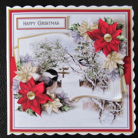 A Winter Story Grey Tit Open Book Mini Kit by Davina Rundle
