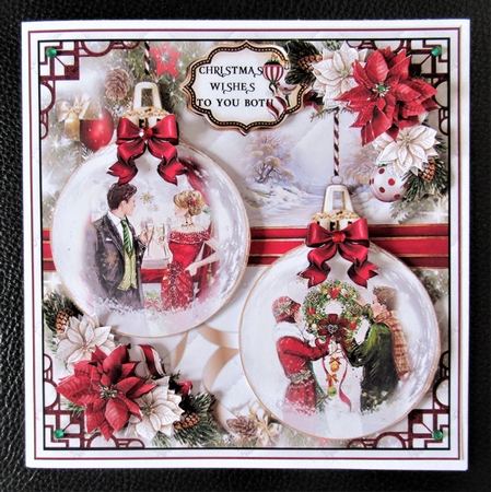 Art Deco Festive Baubles Mini Page Kit  by Davina Rundle
