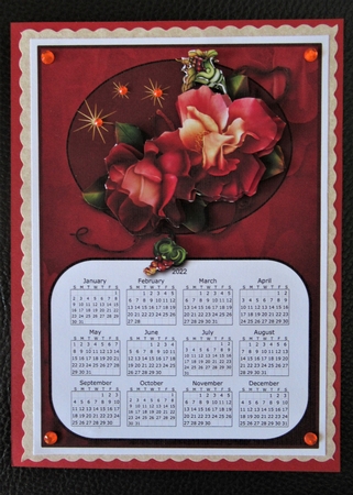 2022 Calendar - Sweet Roses 2 by Davina Rundle