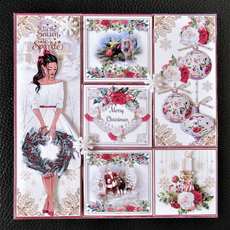 Festive Collage Ethnic Mini Page Kit - Request by Davina Rundle