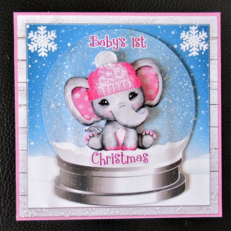 BABYS FIRST CHRISTMAS - PINK by Davina Rundle